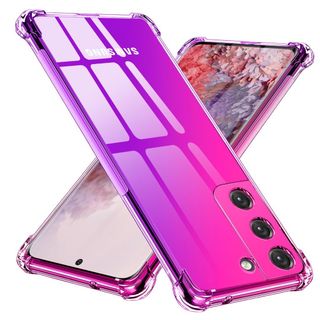 TMUJWS Galaxy S22 5Gケース シリコン クリア グラデーション