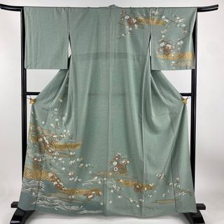 訪問着 身丈163cm 裄丈66cm 正絹 秀品 【中古】(着物)