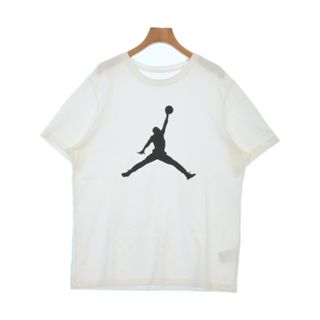 JORDAN BRAND ジョーダンブランド Tシャツ・カットソー XXL 白 【古着】【中古】【送料無料】(Tシャツ/カットソー(半袖/袖なし))
