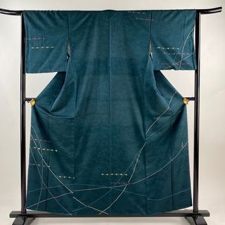訪問着 身丈157.5cm 裄丈63cm 正絹 美品 名品 【中古】(着物)