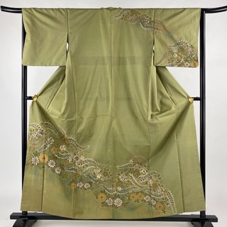 訪問着 身丈159cm 裄丈65.5cm 正絹 名品 【中古】(着物)