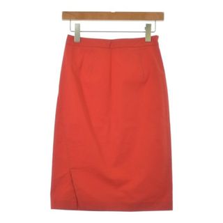 ジルサンダーネイビー(JIL SANDER NAVY)のJIL SANDER NAVY ジルサンダーネイビー ひざ丈スカート XS 赤 【古着】【中古】【送料無料】(ひざ丈スカート)