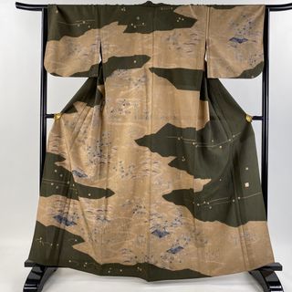 訪問着 身丈164cm 裄丈65cm 正絹 逸品 【中古】(着物)
