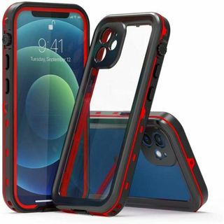 iPhone15 防水ケース 6.1インチクリア 両面ケース 耐衝撃 頑丈 防塵