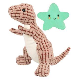 噛み噛みザウルス＆すまいるスターぬいぐるみセット 犬用知育玩具(犬)