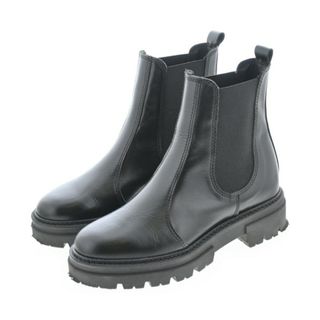 エネス(ENESS)のENESS エネス ブーツ 21.5cm 黒 【古着】【中古】【送料無料】(ブーツ)