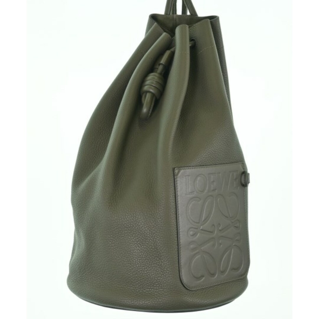 LOEWE ロエベ ショルダーバッグ カーキ - 4502525Y0034 LOEWE - LOEWE ロエベ ショルダーバッグ カーキ 【古着】【中古
