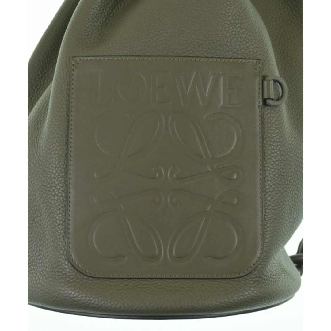 LOEWE ロエベ ショルダーバッグ カーキ - 4502525F0029 LOEWE - LOEWE ロエベ ショルダーバッグ カーキ 【古着】【中古