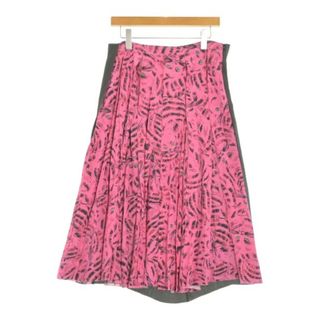 マルニ(MARNI)のMARNI マルニ ロング・マキシ丈スカート M ピンク 【古着】【中古】【送料無料】(ロングスカート)
