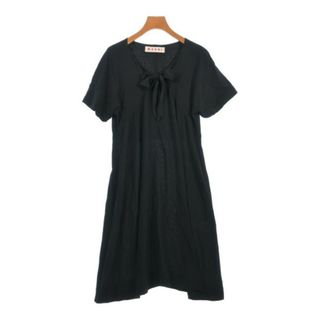 マルニ(MARNI)のMARNI マルニ ワンピース M 黒 【古着】【中古】【送料無料】(ひざ丈ワンピース)