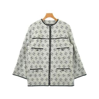 シャネル(CHANEL)のCHANEL シャネル デニムジャケット M グレー 【古着】【中古】【送料無料】(Gジャン/デニムジャケット)