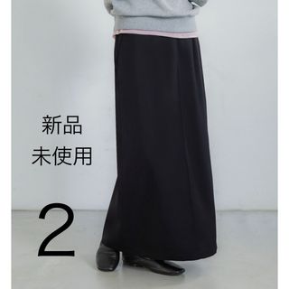 クルーレ　crewre バックタックナロースカート　2(ロングスカート)