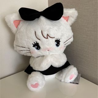 mikko ブラックリボンぬいぐるみ　ムース