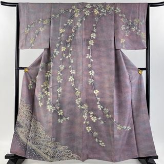 訪問着 身丈160cm 裄丈64.5cm 正絹 逸品 【中古】(着物)