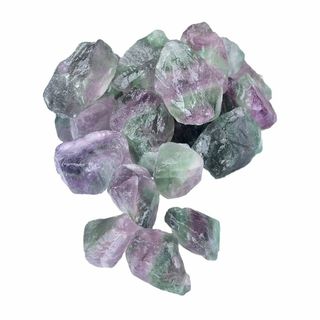 YFFSFDC 天然水晶 フローライト 天然彩蛍石原石 (約2-3cm)