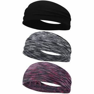 【数量限定】AOIIWER ヘッドバンド 汗止め ヘアバンド 3本セット スポー