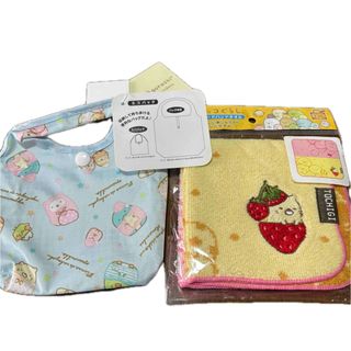 サンエックス(サンエックス)のすみっこぐらしタオルハンカチとエコバッグ(エコバッグ)