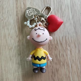 チャーリーブラウン snoopy キーホルダー 韓国(キーホルダー)