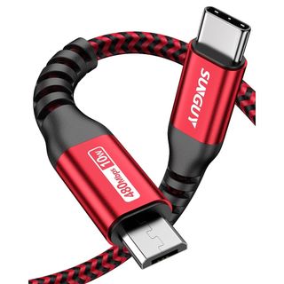 【人気商品】SUNGUY Type C Micro USB ケーブル 0.5M 