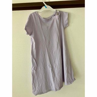 GU ジーユー　半袖 ワンピース　無地　キッズ　女の子　120
