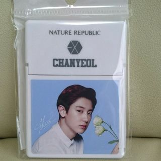 ネイチャーリパブリック(NATURE REPUBLIC)のEXO チャニョル ネイチャーリパブリック あぶらとり紙 CHANYEOL(アイドルグッズ)