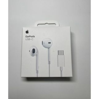 アップル純正 USB Type-Cイヤホン　新品未使用(ヘッドフォン/イヤフォン)