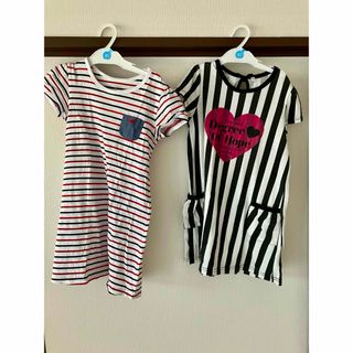 ワンピース キッズ 女の子 半袖 子供服　120 130