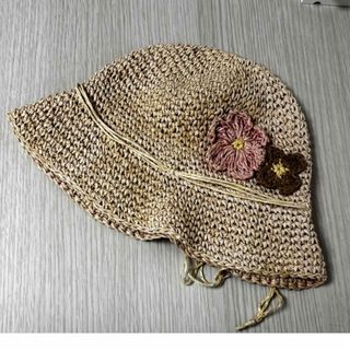 hush ush ハッシュアッシュ キッズ 子ども 54センチ 麦わら帽子