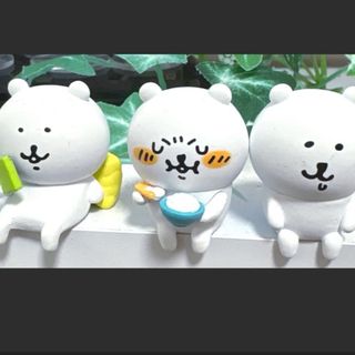 座る ナガノのくま ちいかわ フィギュア ヨダレ ごはん スマホ ガチャ(キャラクターグッズ)