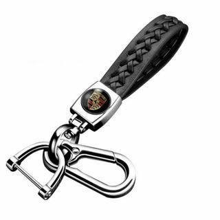 ポルシェ(PORSCHE)キーホルダー おしゃれ pu革 レザー5(キーホルダー)