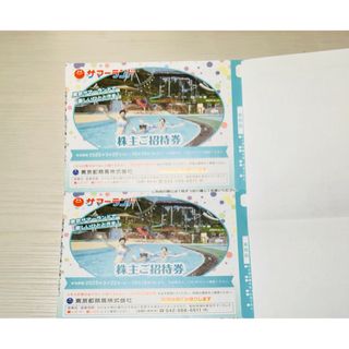 [ラクマパック ] 東京サマーランド 株主優待券　1dayパス　2枚セット(プール)