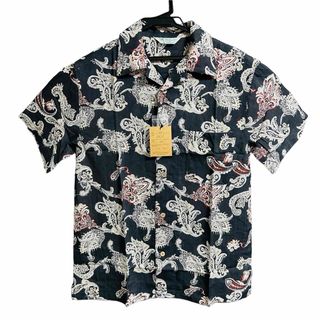 ペイズリー柄　未使用　シャツ　アロハ　サイズM