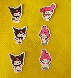 マイメロディ キャラクターシール 4枚セット(キャラクターグッズ)