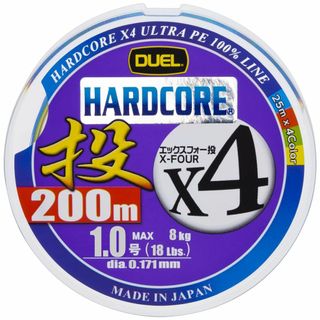 【人気商品】DUEL ( デュエル ) PEライン 釣り糸 HARDCORE X
