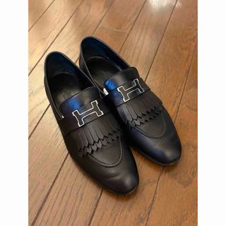 エルメス(HERMES)のHERMES モカシン ロワイヤル 38(ローファー/革靴)