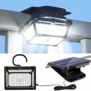LIFENGSOLER 190LED センサーライト 屋外 ソーラー 人感 付属