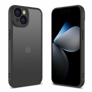 iPhone 15 ケース 半透明 耐衝撃 軽量 薄型 PC 滑り止め マット感(その他)