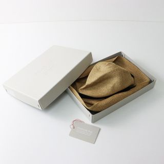 定番 人気アイテム 美品 マチュアーハ mature ha. MBOX-101 ボックスハット 11cm brim grosgrain ribbon/ナチュラル 帽子【2400014499834】(ハット)
