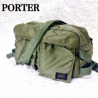 ポーター(PORTER)の極美品 ポーター タンカー 2WAY ショルダー ウエストバッグ カーキ 廃盤品(ショルダーバッグ)