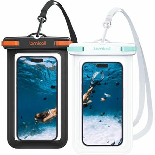 【人気商品】2個セット スマホ 防水 ケース 雨の日 IPX8 Lamicall(その他)
