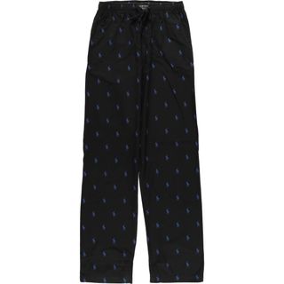 ラルフローレン(Ralph Lauren)の古着 ラルフローレン Ralph Lauren POLO RALPH LAUREN SLEEPWEAR 総柄 パジャマパンツ イージーパンツ メンズS相当 /eaa572223(その他)