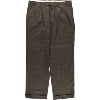 ラルフローレン(Ralph Lauren)の古着 ラルフローレン Ralph Lauren RALPH グレンチェック 千鳥格子柄 ツータック ウールパンツ スラックス メンズw38相当 /eaa570613(スラックス)