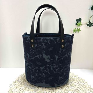 ミナペルホネンオパール底トートバッグ　ハンドメイド