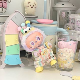 ラブブ服　LABUBU ぬいぐるみ着　可愛いぬい服　ラブブ着せ替え服　4点セット