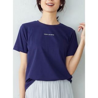 COMME CA ISM ロゴプリント Tシャツ