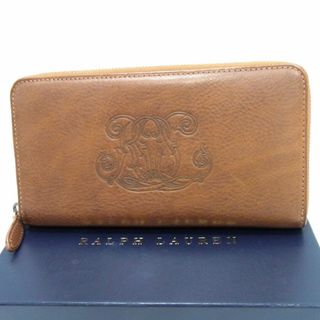 ラルフローレン(Ralph Lauren)の☆RALPHLAUREN ラルフローレン レザーロングウォレット ラウンドファスナー 長財布 小銭入れ有 箱付き レディース 本革(財布)