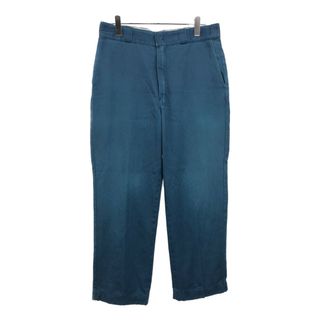 ディッキーズ(Dickies)の90年代 USA製 Dickies ディッキーズ ワークパンツ ブルー(メンズ W35 L27 相当)中古 古着 U8919(その他)