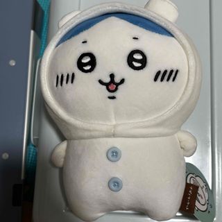 ナガノのくま ちいかわにかぶられたぬいぐるみS（ハチワレ）(キャラクターグッズ)