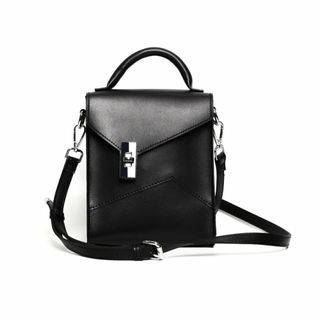 【Ｗｈａｔｎａ】革 ミニショルダーバッグ メンズ 3way 斜め掛け胸バッグ 手