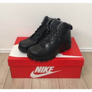ナイキ(NIKE)の28cm 新品 NIKE MANOA LEATHER SE マウンテンブーツ 黒(スニーカー)